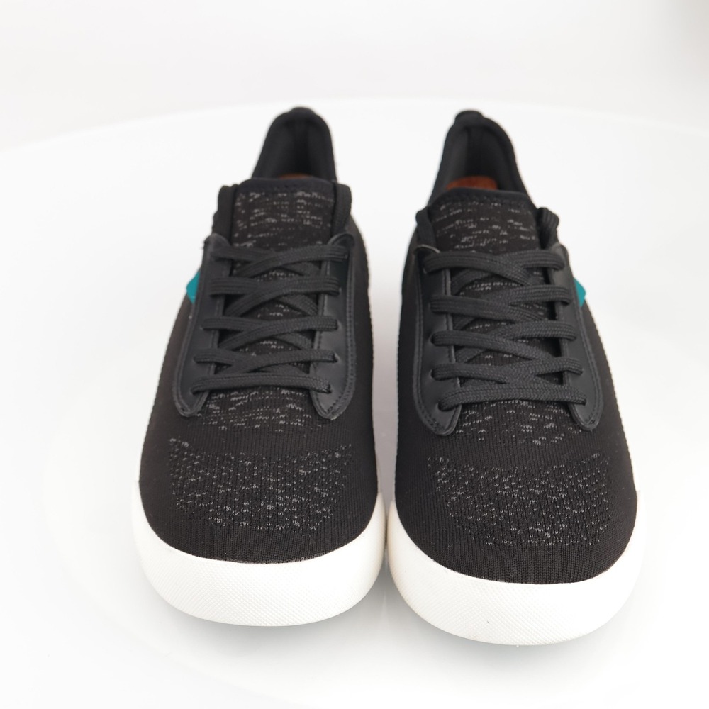 Vessi Mens Weekend Sneakers Size 9 Waterproof Black Knit Lace Up Shoes Comfort - Picture 4 of 17